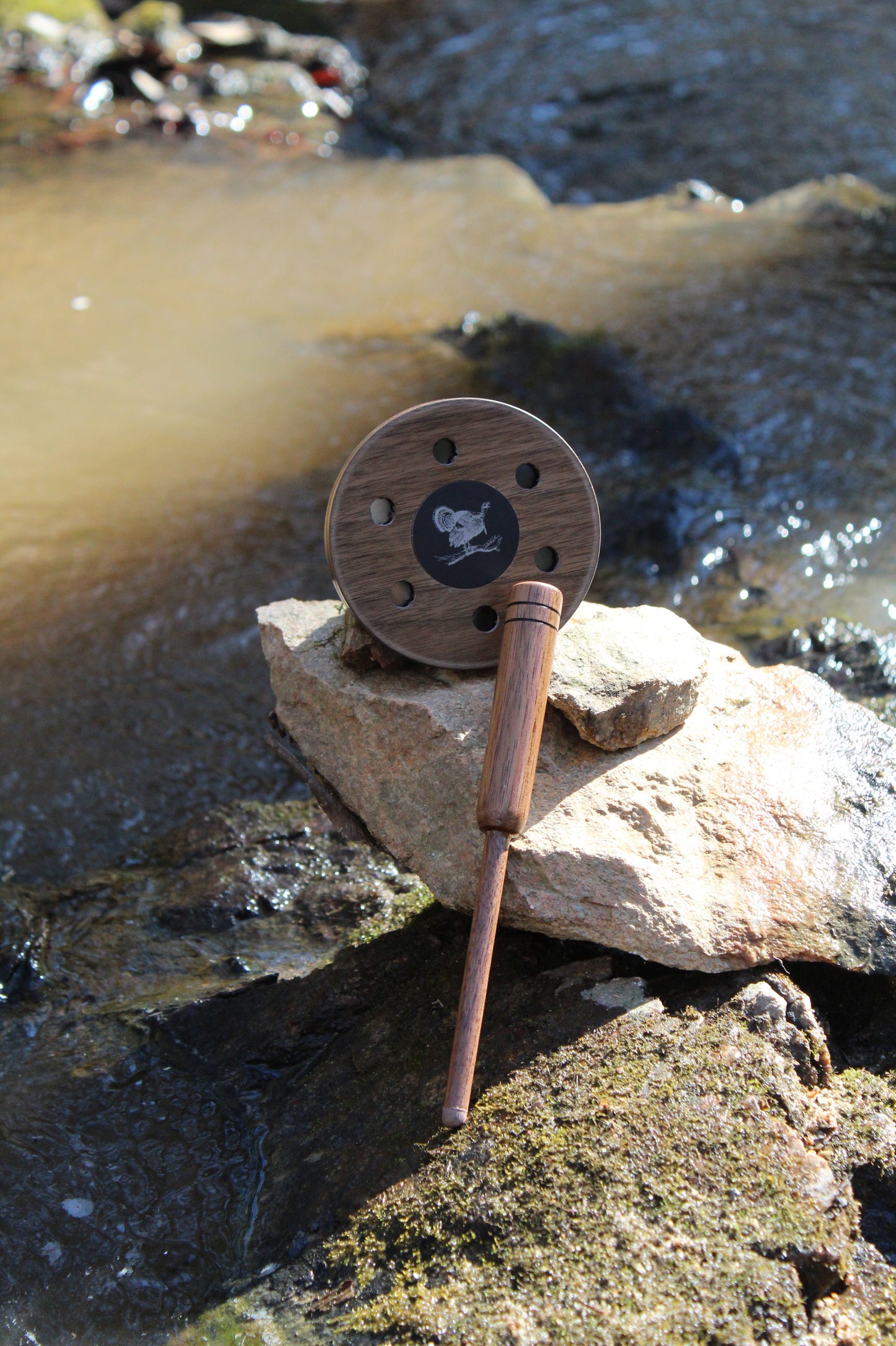 Black on Black - Aluminum Pot Call With Striker