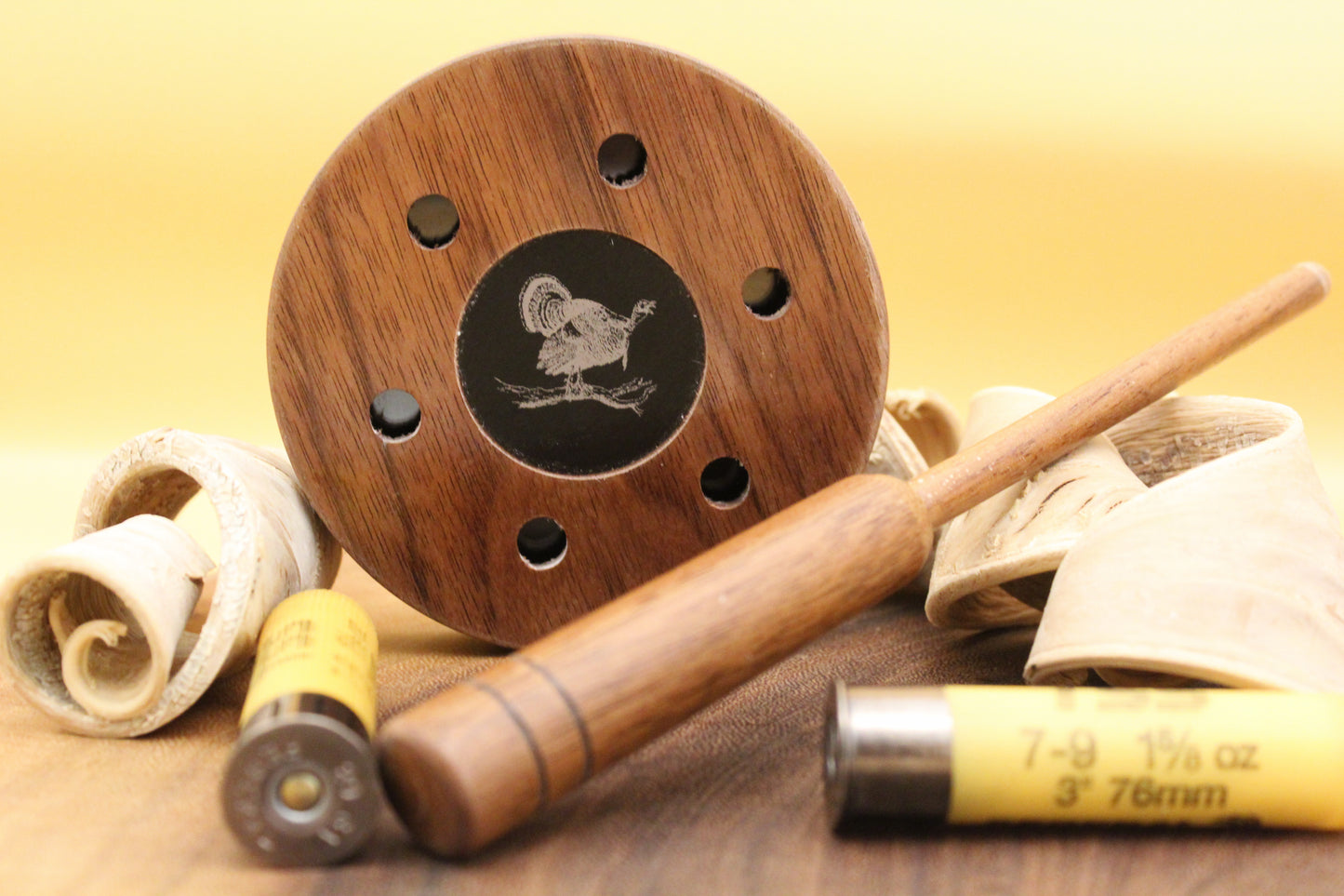 Black on Black - Aluminum Pot Call With Striker