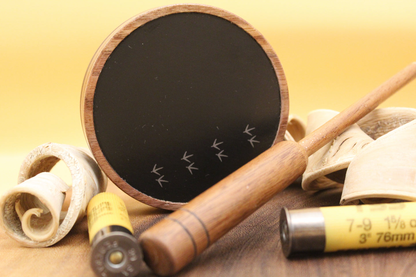 Black on Black - Aluminum Pot Call With Striker