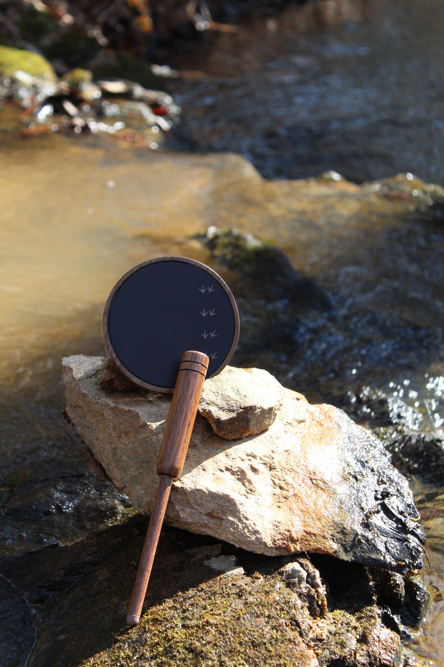 Black on Black - Aluminum Pot Call With Striker