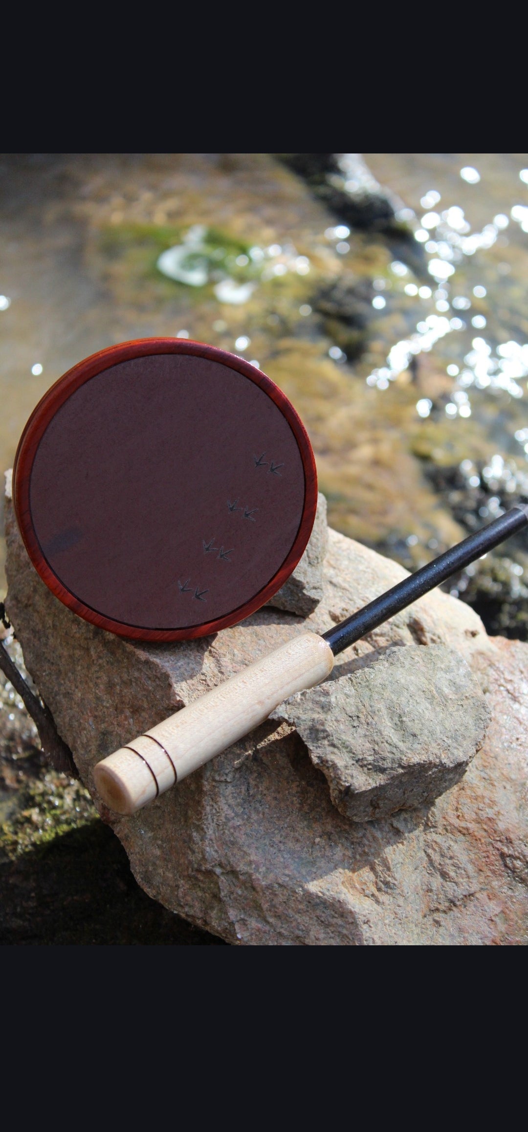 Crimson Slate - Pot Call With Striker - Limited Run - Premium Red Slate