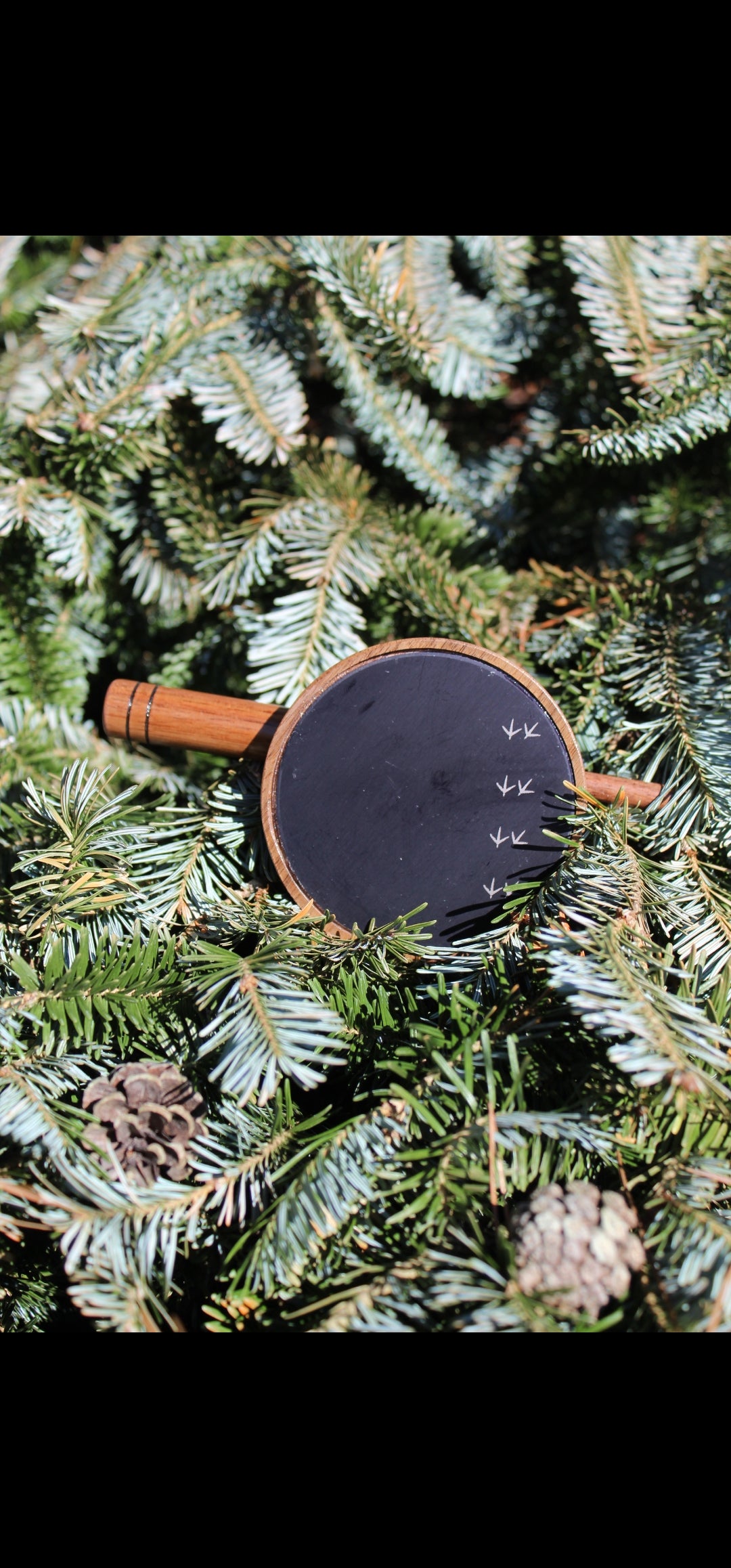 Black on Black - Aluminum Pot Call With Striker